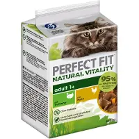 Perfect Fit Katt Natural Vitality - 36 x 50 g kylling og kalkun