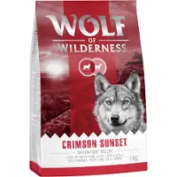 Wolf of Wilderness "Crimson Sunset" Lam & Geit - kornfri - Sparepakke: 5 x 1 kg