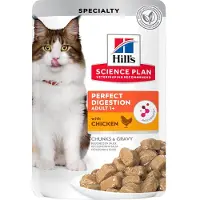 Hill's Pet Nutrition Adult Perfect Digestion - 48 x 85 g Kylling