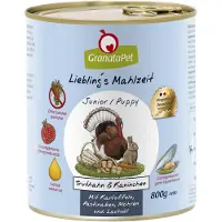 Granatapet Liebling's Måltid 6 x 800 g - Junior kalkun og kanin
