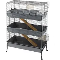 Ferplast Smådyrbur Vital 120 3 etasjer - L 120 x B 60 x H 167 cm