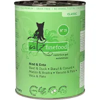 Catz Finefood bokser 6 x 400 g - Storfekjøtt & And