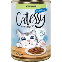 Catessy Økonomipakke biter i saus eller gelè 24 x 400 g - med lam i gelè