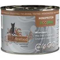 Catz Finefood Monoprotein zooplus 6 x 200 g - Villsvin