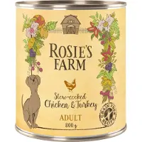 Rosie's Farm Adult 6 x 800 g - Kylling & Kalkun