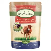 Lukullus Økonomipakke: porsjonsposer 48 x 300 g - Okse med potet og ratatouille-grønnsaker (kornfri)