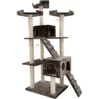 Zooplus Exclusive Klorestativ Rapunzel - Mørkegrå