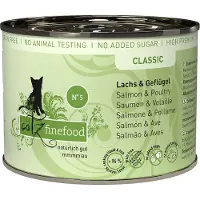 Catz Finefood Økonomipakke bokser 12 x 200 g - Laks & Fjærkre