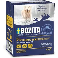 Bozita Biter i gelé 24 x 370 g - Kylling og ris