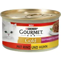 Gourmet Gold Raffinert ragu 12 x 85 g - Okse og kylling