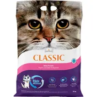 Intersand Classic kattesand med babypudderduft - 14 kg
