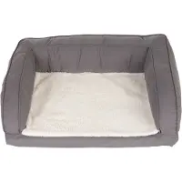 Zooplus Exclusive Ortopedisk Hundesofa - Grå - 140 x 80x 32 cm