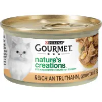 Gourmet Nature's Creations 12 x 85 g - Kalkun med spinat