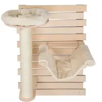 Natural Paradise vegg-klorestativ Dahlia - krem