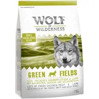 Wolf of Wilderness Adult "Green Fields" Lam - kornfri - 4 kg