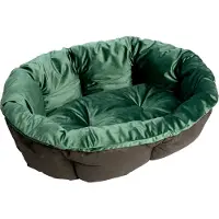 Ferplast trekk Sofà fløyel grønn (for Siesta Deluxe) - 10: L 96 x B 71 x H 32 cm