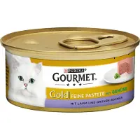 Gourmet Økonomipakke Gold Fine Patè 48 x 85 g - Lam & grønne bønner