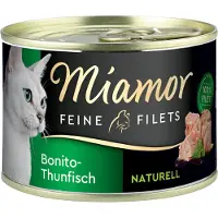 Miamor Fine Filéter Naturelle 6 x 156 g - Bonito-tunfisk 12 x 156 g