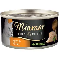 Miamor Økonomipakke Fine Filéter Naturelle 24 x 80 g - Kylling & gresskar