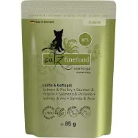 Catz Finefood Økonomipakke porsjonsposer 16 x 85 g - Laks & Fjærkre