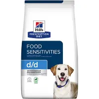 Hill's Pet Nutrition Canine d/d Hundefôr med and og ris - 12 kg