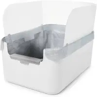 Modkat Tray kattetoalett - hvit