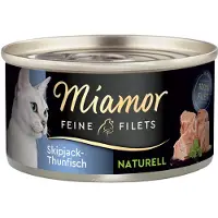 Miamor Fine Filéter Naturelle 6 x 80 g - Skipjack-tunfisk