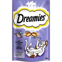 Dreamies kattesnacks - Økonomipakke: And (6 x 60 g)