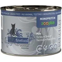 Catz Finefood Monoprotein zooplus 6 x 200 g - Kalkun