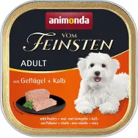 Animonda Vom Feinsten Adult kornfri 6 x 150 g - Fjærkre & kalv