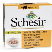 Schesir Sparepakke Complements i buljong 24 x 70 g - Tunfisk med sardiner