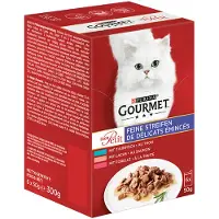 Gourmet Mikspakke Mon Petit 24 x 50 g - Tunfisk, Laks, Ørret