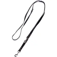 Heim lærkobbel, naglet, svart - 240 cm lang