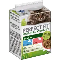 Perfect Fit Katt Natural Vitality - 12 x 50 g Havfisk og laks