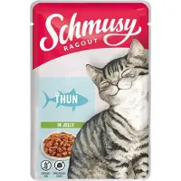 Schmusy Ragout i gelè 22 x 100 g - Tunfisk