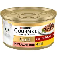 Gourmet Gold Tender Bits 12 x 85 g - Laks & kylling