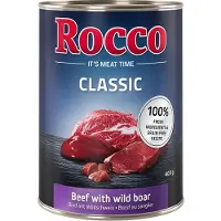 Rocco Økonomipakke Classic 12 x 400 g - Storfekjøtt med villsvin