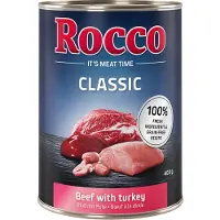 Rocco Classic 6 x 400 g - Storfekjøtt med kalkun