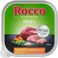Rocco Meny 9 x 300g - Okse med fjærkre
