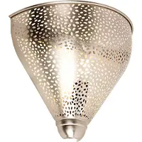QAZQA Oriental vegglampe stål - Sinbad