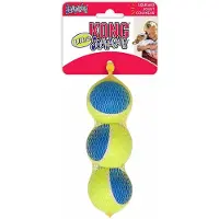 Kong Ultra SqueakAir Ball - Sett med 3 baller