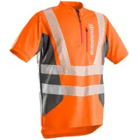 Husqvarna Technical High Viz Kort Arm En20471 - Str. 50 / M