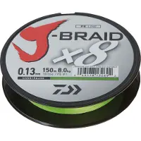 Daiwa J-Braid X8 18Lb 0.13mm 150m Ch