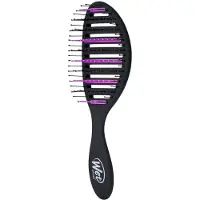 The Wet Brush WetBrush Speed Dry Detangler with Heat Resistant Heatflex Bristles and Open Vent Design for Faster Hair Drying - Black