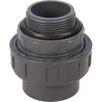 Swim & Fun -kobling 50 mm lim for PVC med 38 mm gjenge
