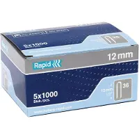 Rapid No. 36 kabelklammer 12 mm, 5000 stk.