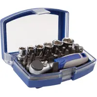 Irimo 1/4´´ Pipe-og Bitssett 23 Stykker