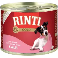 Rinti Gold 12 x 185 g - Kalvekjøttbiter