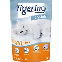 Tigerino Crystals XL-Grain Sensitive kattesand 6x5 L - 6 x 5 l