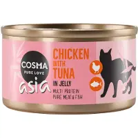 Cosma Asia i Gelé 6 x 85 g - Kylling & Tunfisk